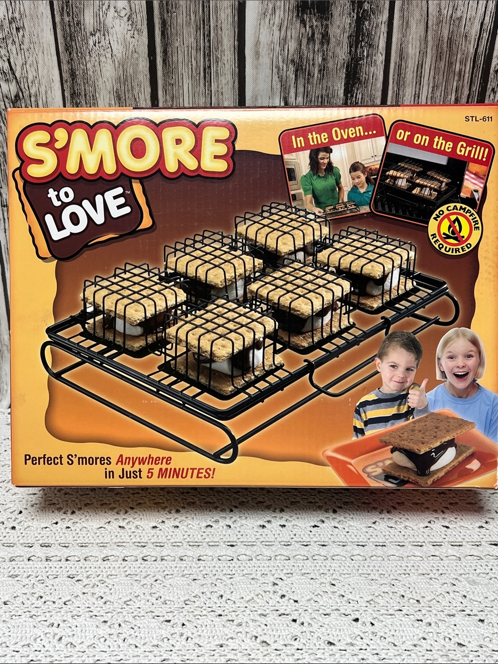 S'More To Love S'mores Maker - Black and Orange
